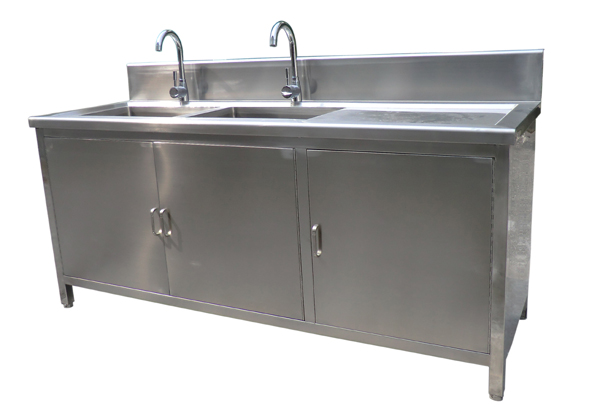 两槽污物清洗槽带门沥