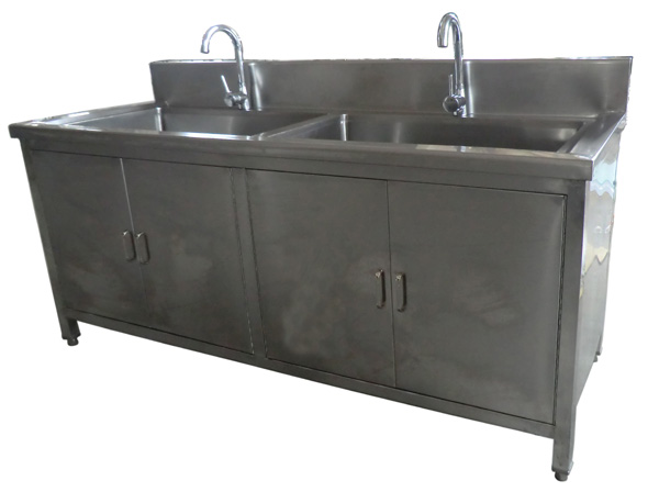 双槽污物清洗槽（带门）