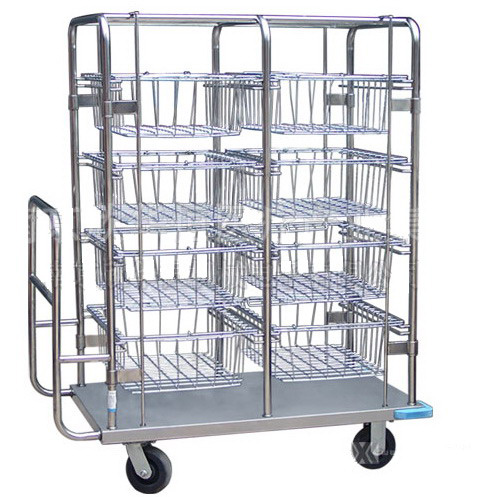 不锈钢篮筐运输车（双列）